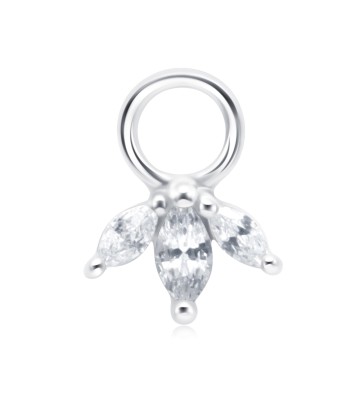 CZ Silver Charms CH-357